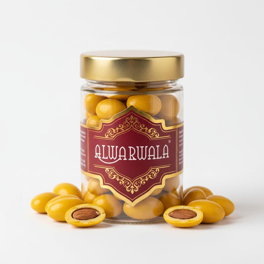 Almond Pineapple Dragee 100gm