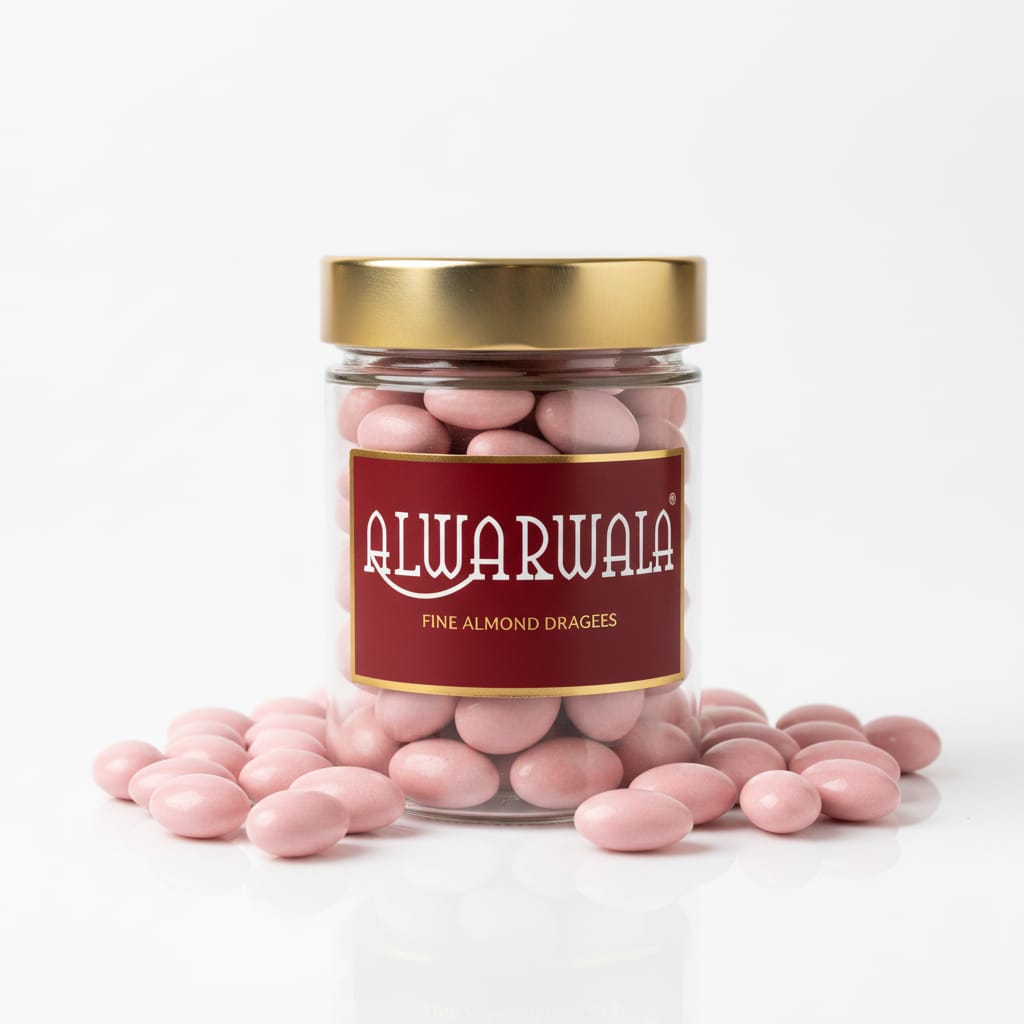 Almond Rose Dragee - 100Gm