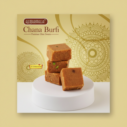 Chana Burfi - No Added Sugar (500gm)
