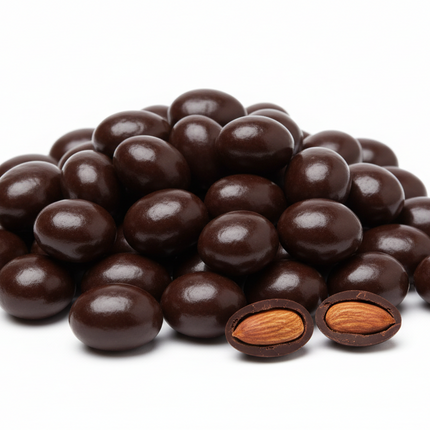 Almond dark chocolate dragees